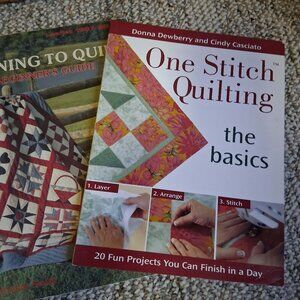 2 QUILT BOOKS